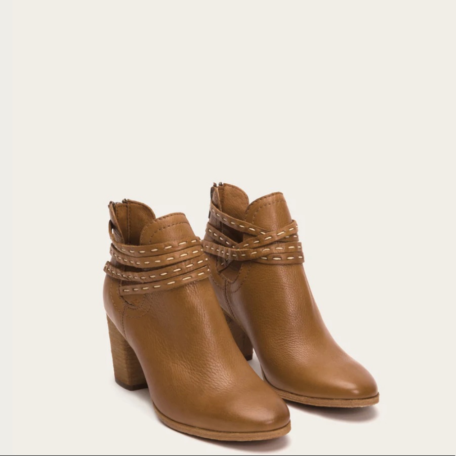 Frye Naomi Pickstitch Shootie Ankle Booties